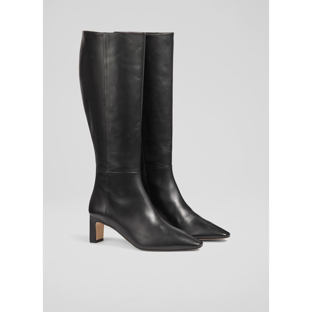 L.K. Bennett Margarite Leather Knee High Boots